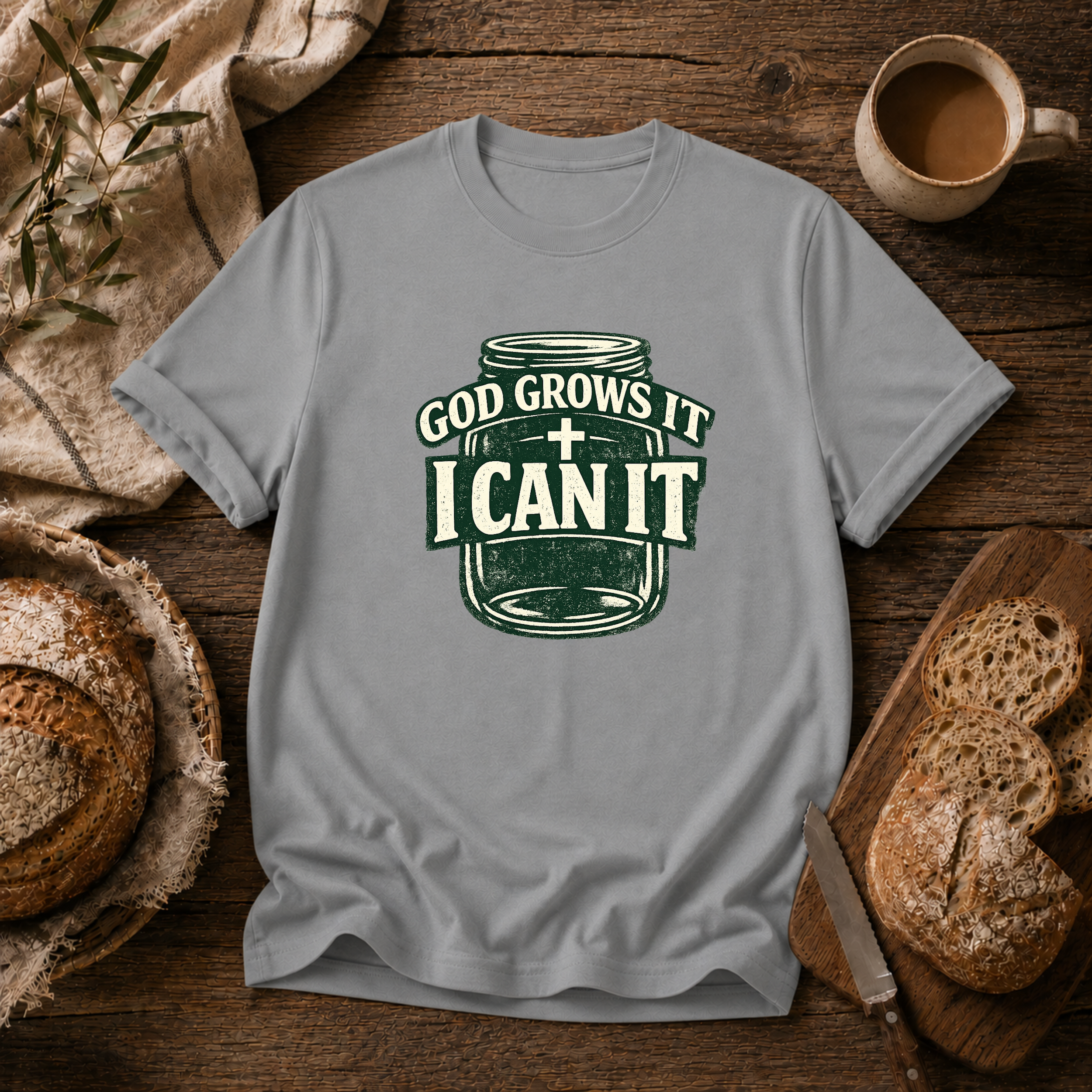 God Grows it, I Can it T-Shirt