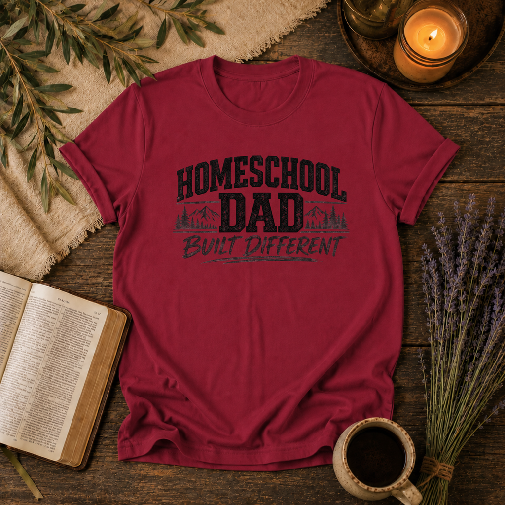 Homeschool Dad Build Different T-Shirt