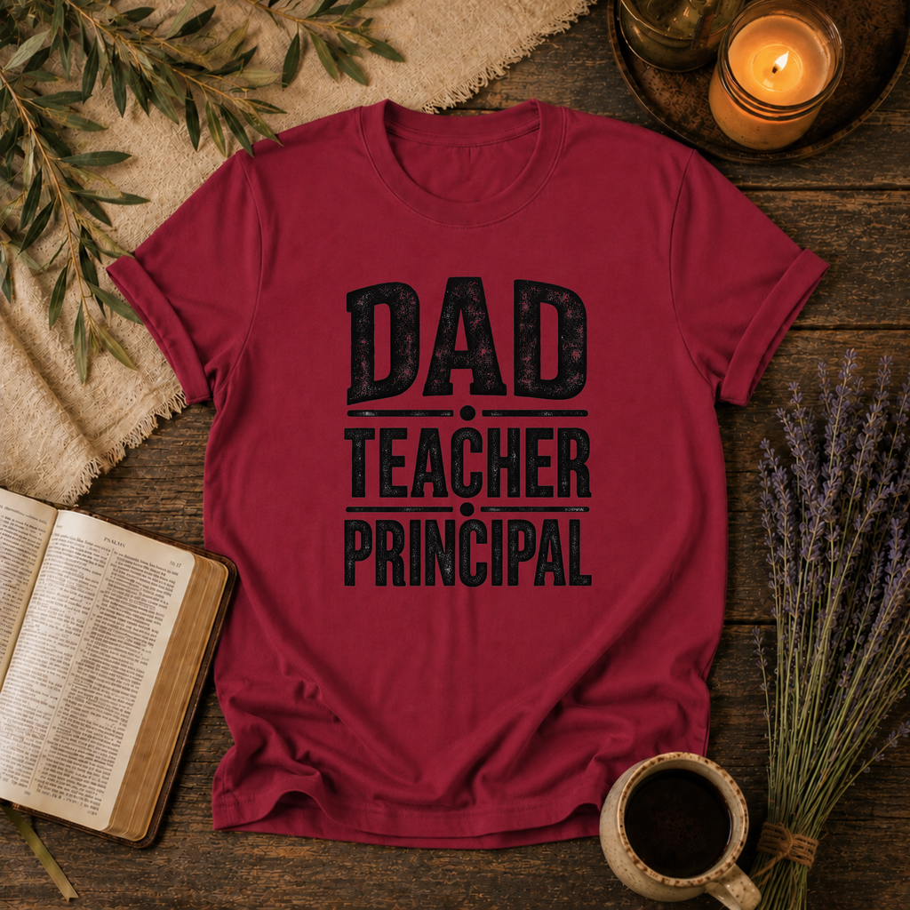 Dad Teacher Principal T-Shirt