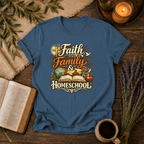 Faith, Family, Homeschool T-Shirt