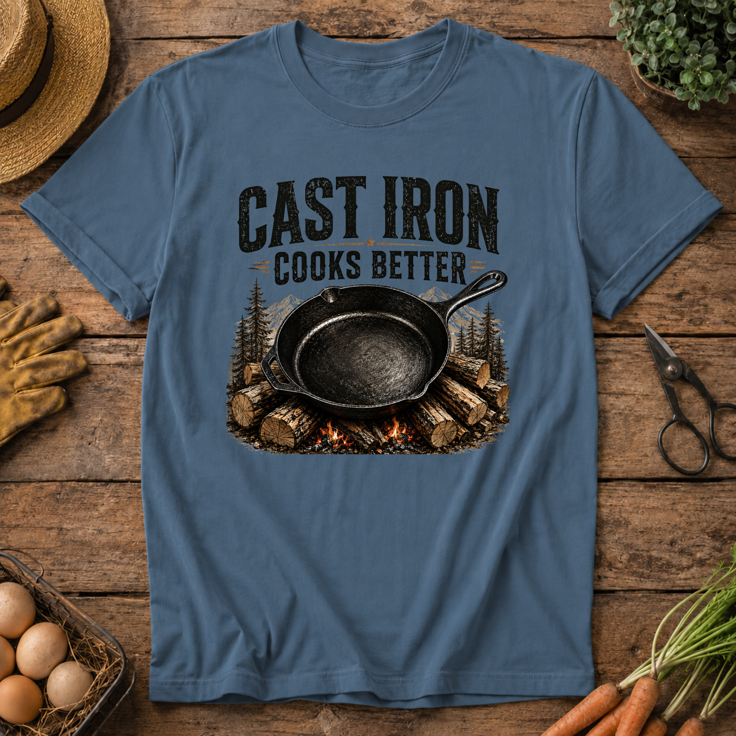 Cast Iron Cooks Better T-Shirt