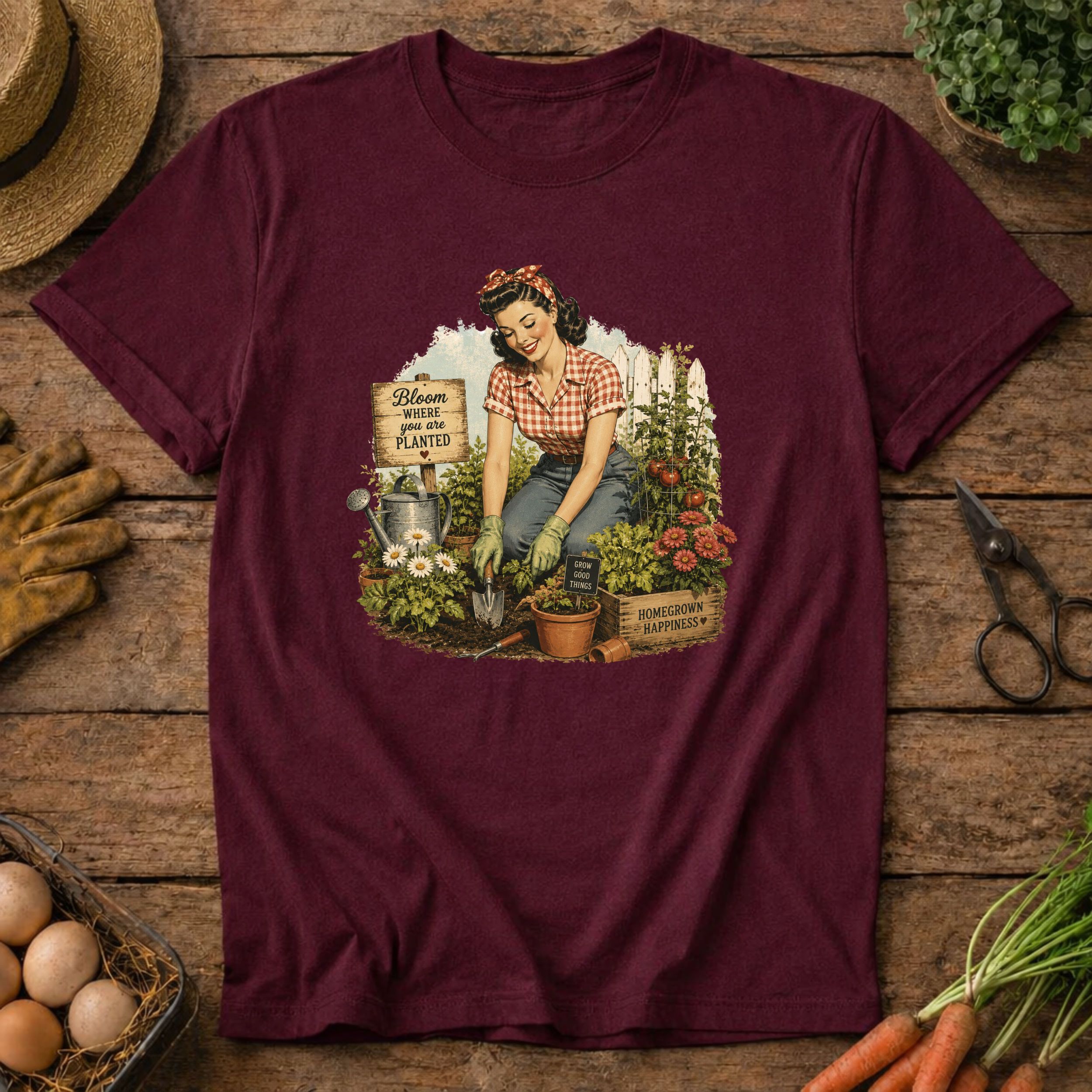 Vintage Bloom in the Garden T-Shirt