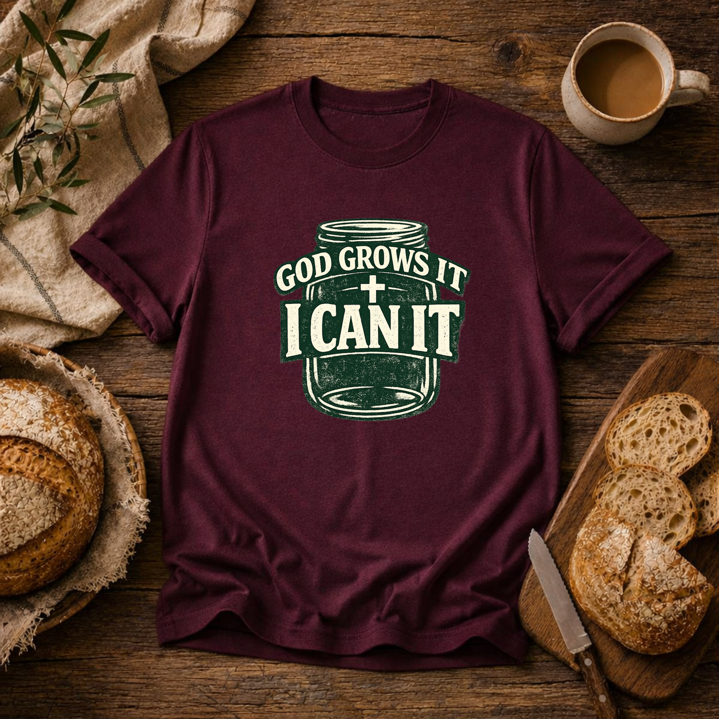 God Grows it, I Can it T-Shirt