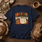 Homeschool Mom Fall Check List T-Shirt
