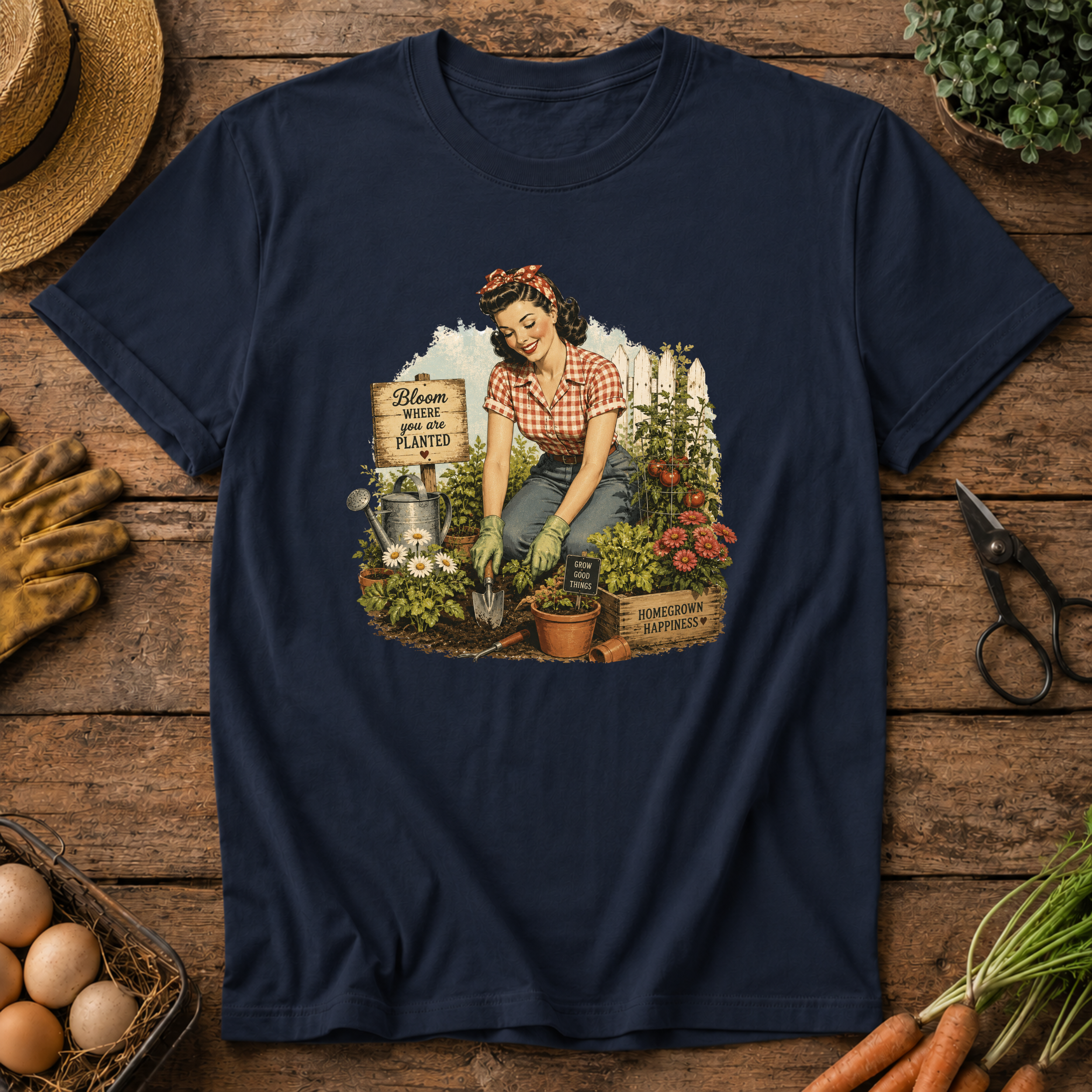 Vintage Bloom in the Garden T-Shirt