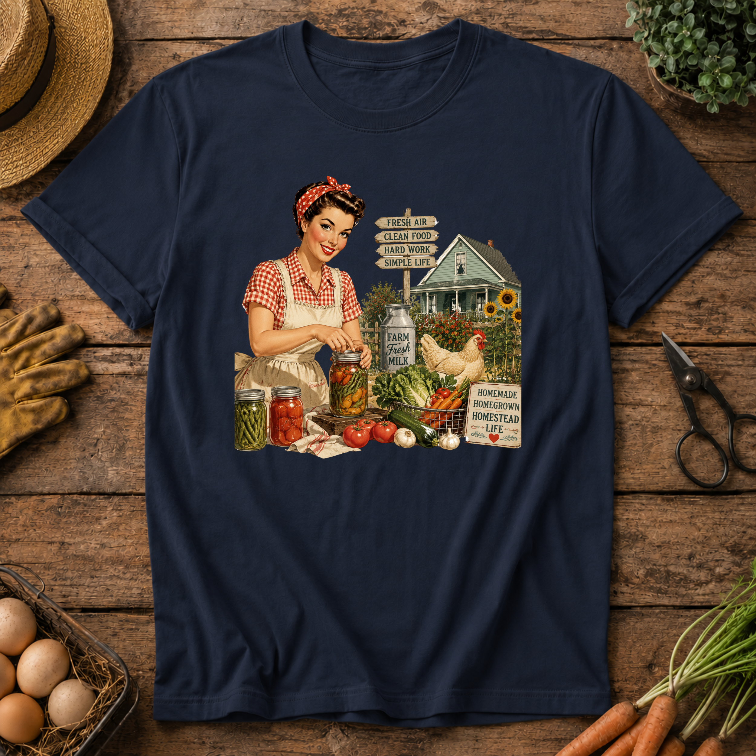 Retro Homemade, Homegrown T-Shirt