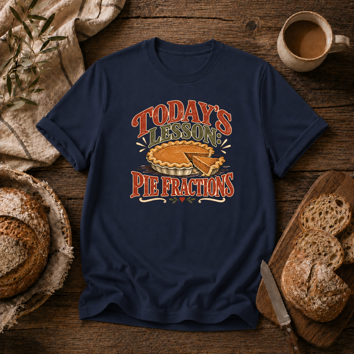 Lesson: Pie Fractions T-Shirt