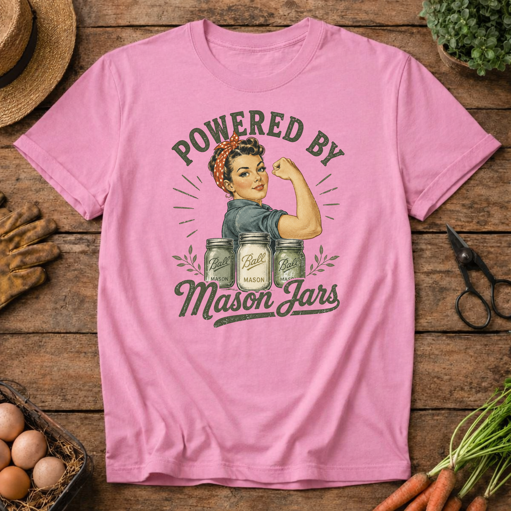 Powered By Mason Jars T-Shirt
