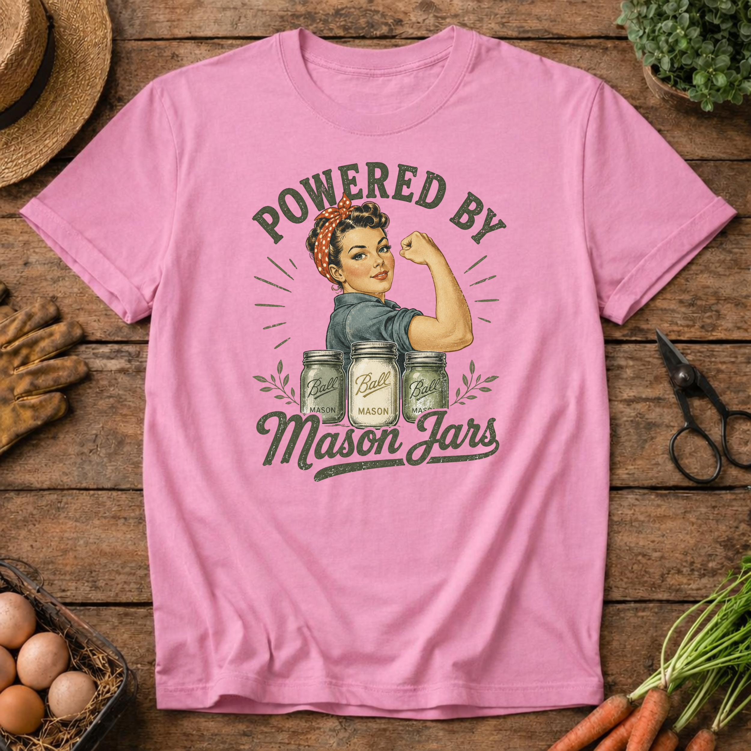 Powered By Mason Jars T-Shirt