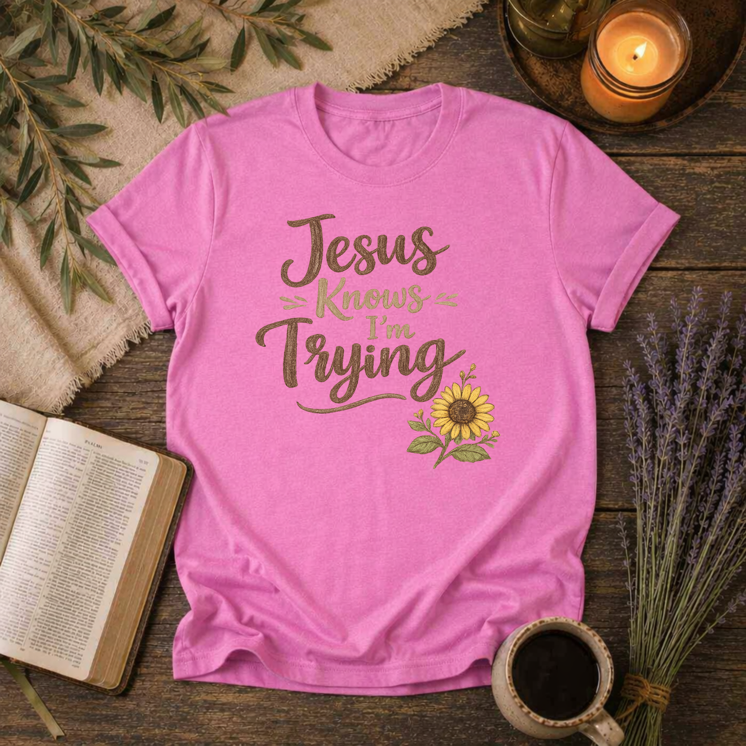 Jesus Knows I'm Trying