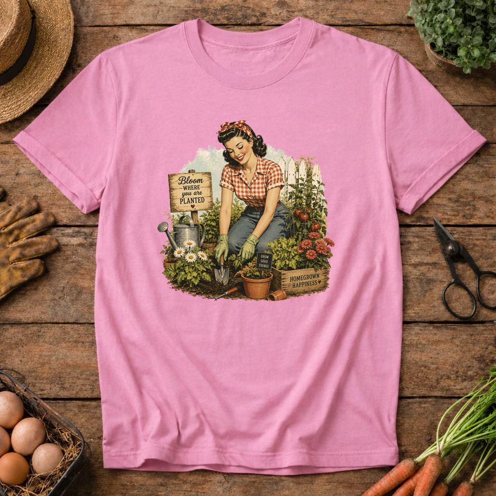 Vintage Bloom in the Garden T-Shirt