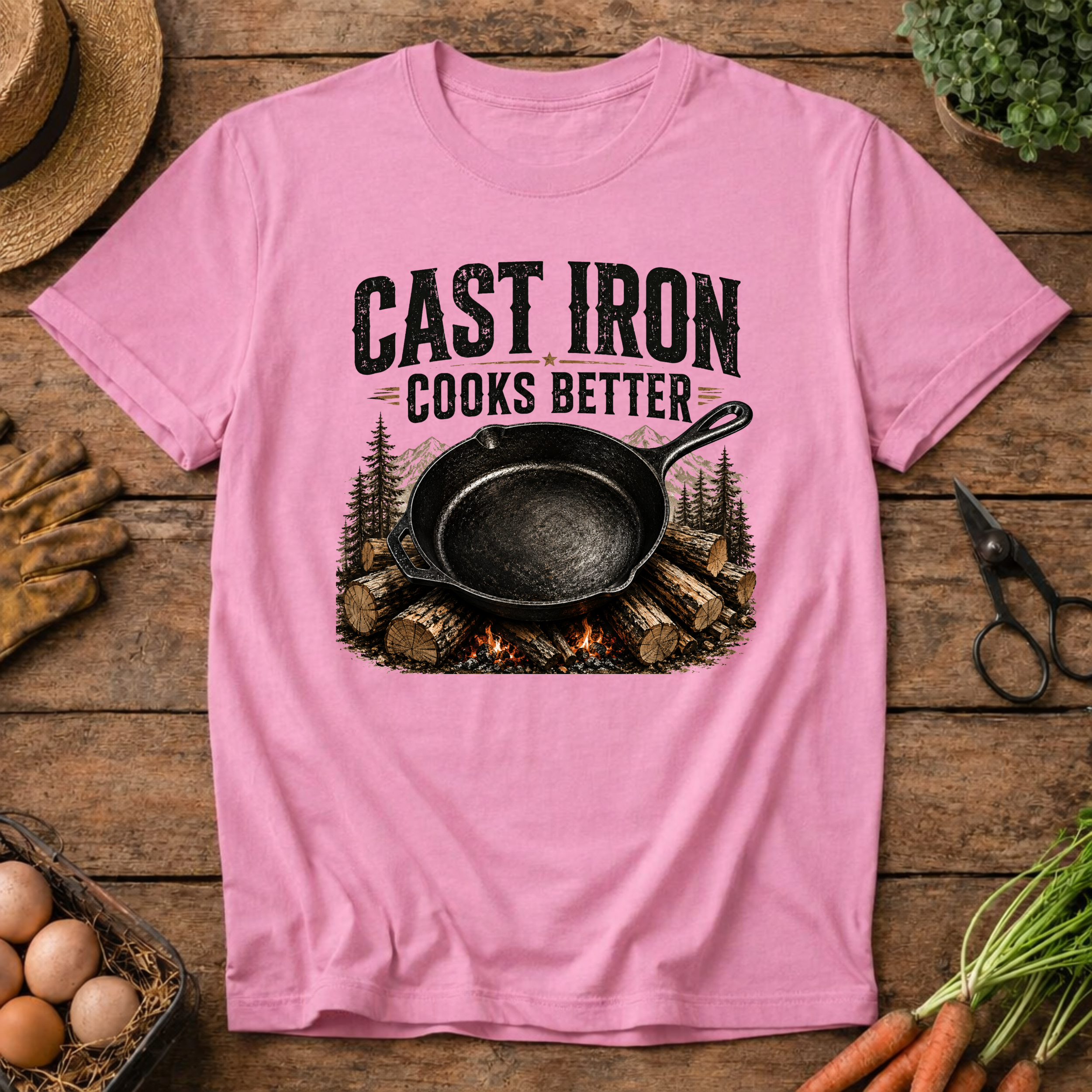 Cast Iron Cooks Better T-Shirt