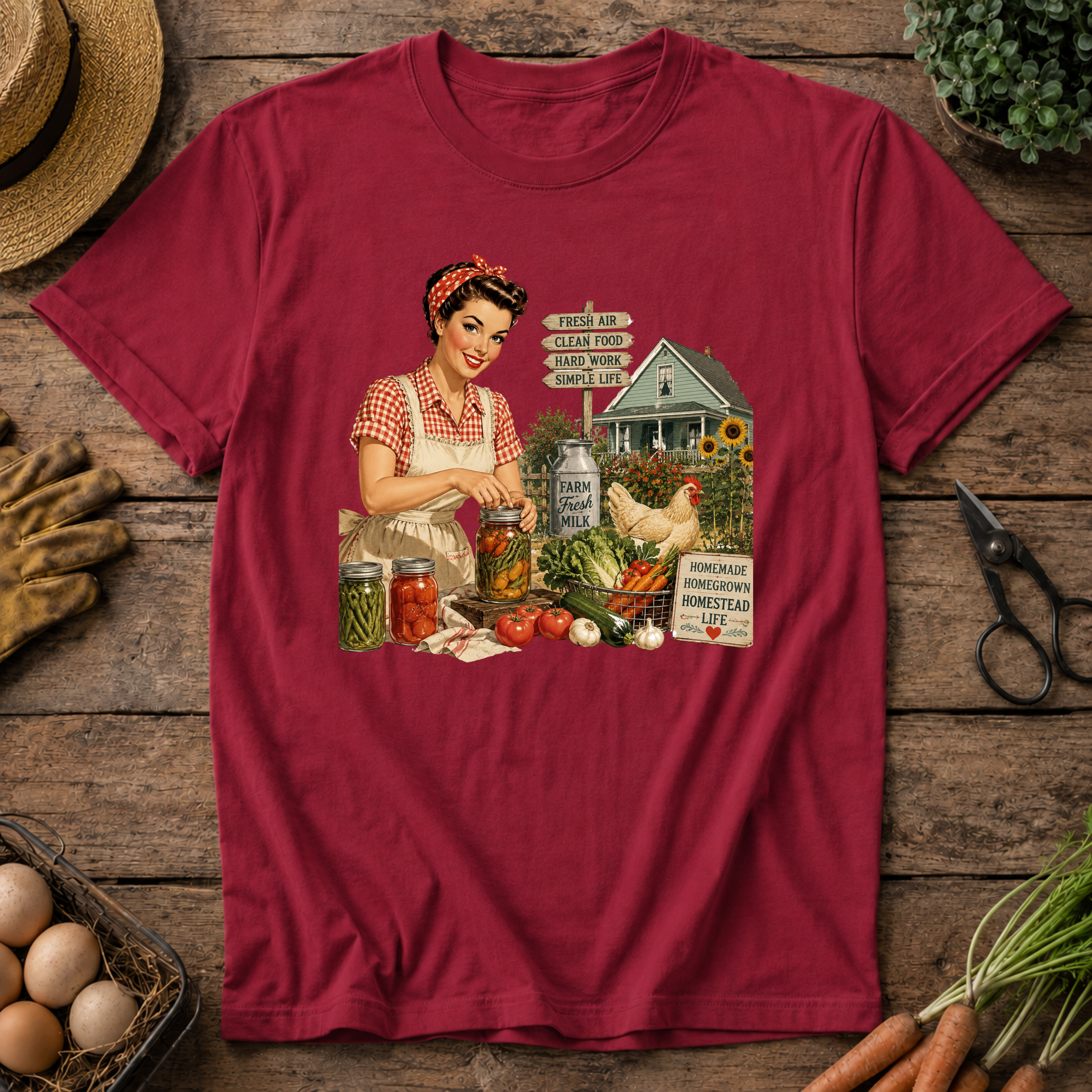 Retro Homemade, Homegrown T-Shirt