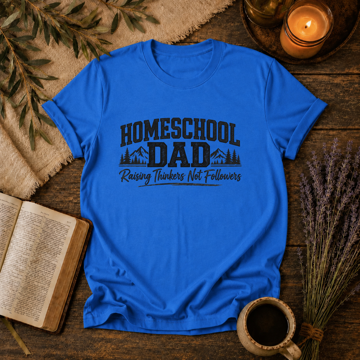 Homeschool Dad Raising Thinkers T-Shirt