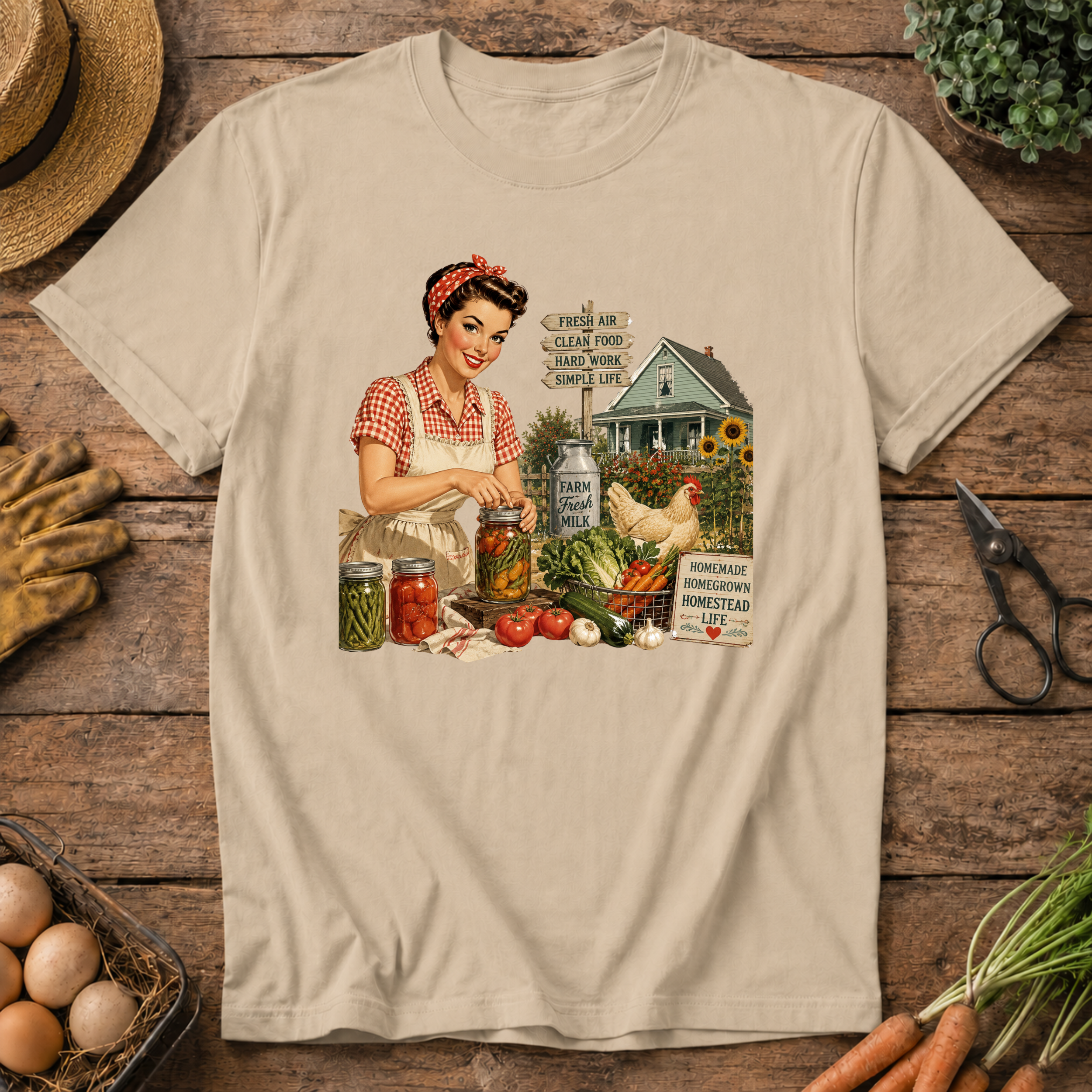 Retro Homemade, Homegrown T-Shirt