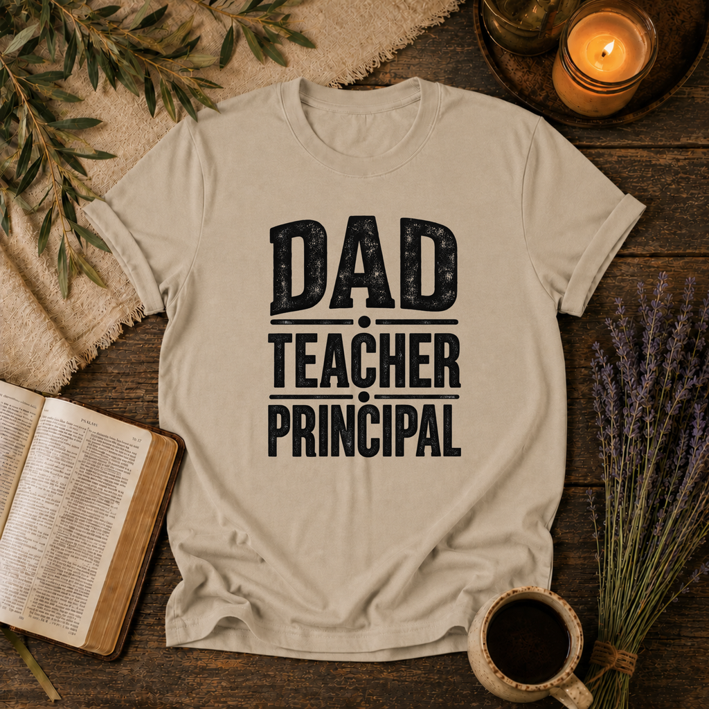 Dad Teacher Principal T-Shirt