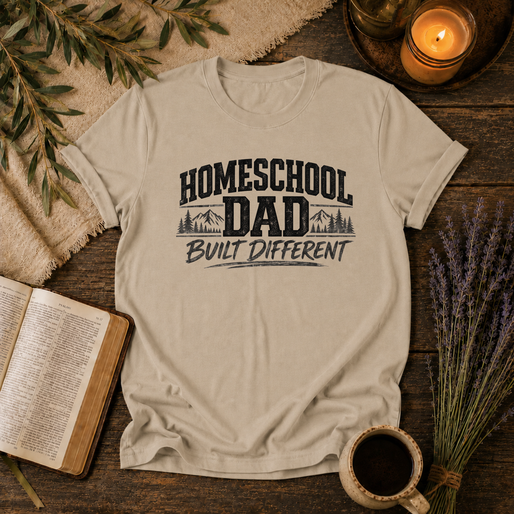Homeschool Dad Build Different T-Shirt
