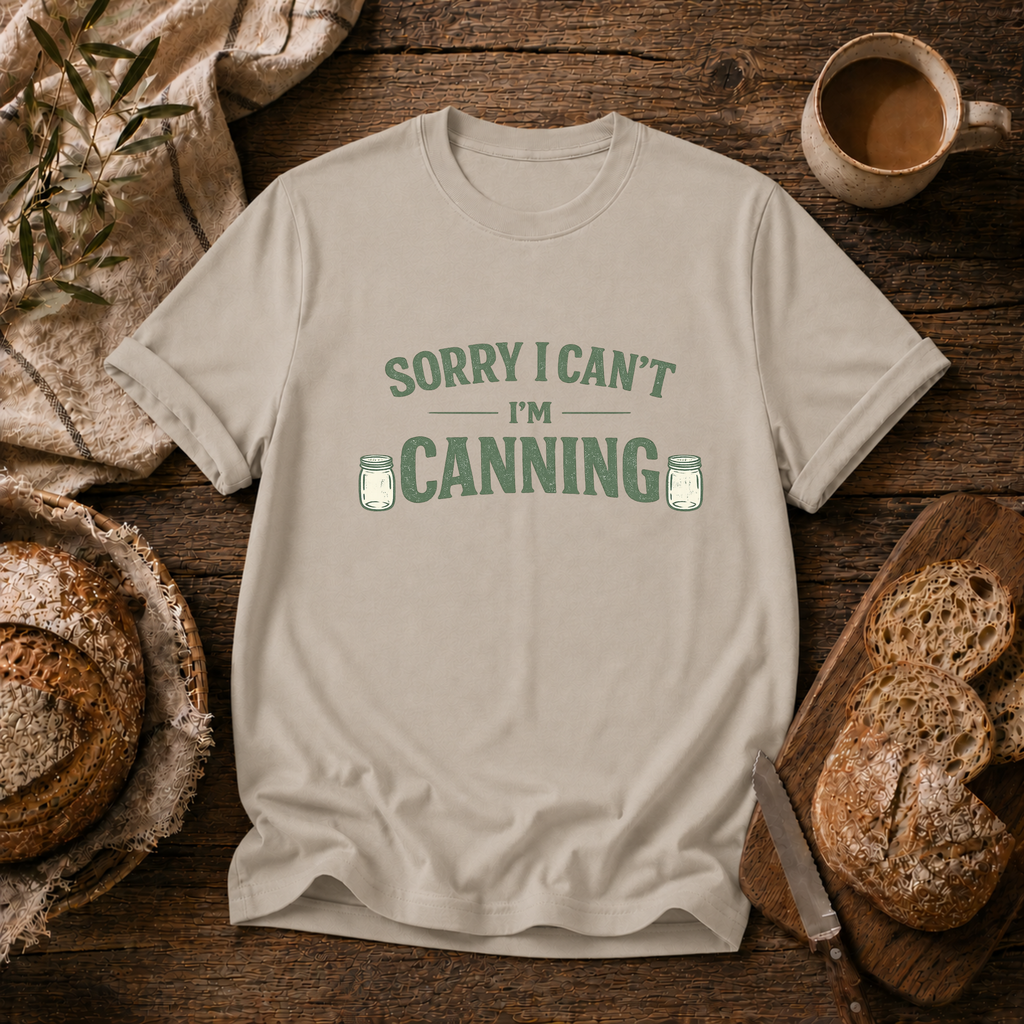 Sorry I Can't I'm Canning T-Shirt