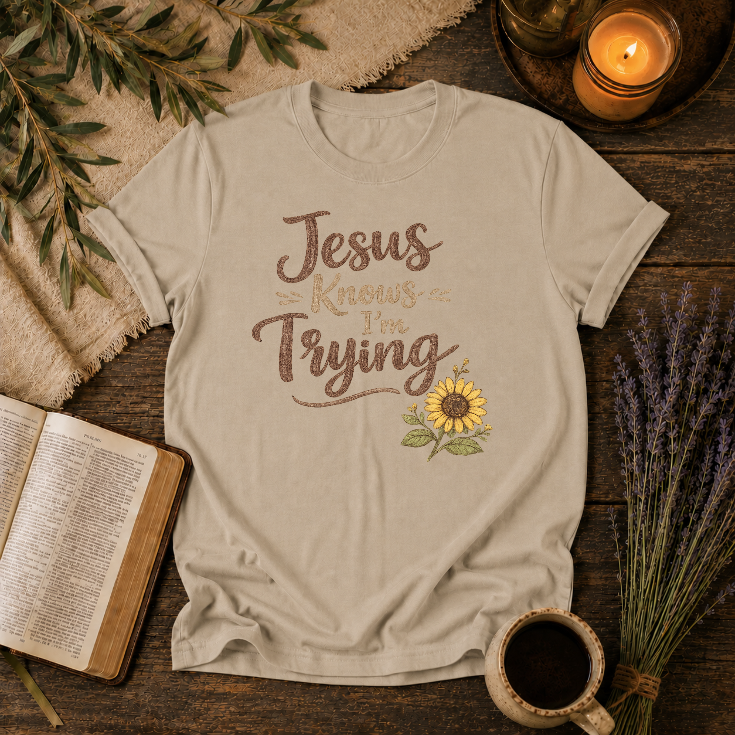 Jesus Knows I'm Trying