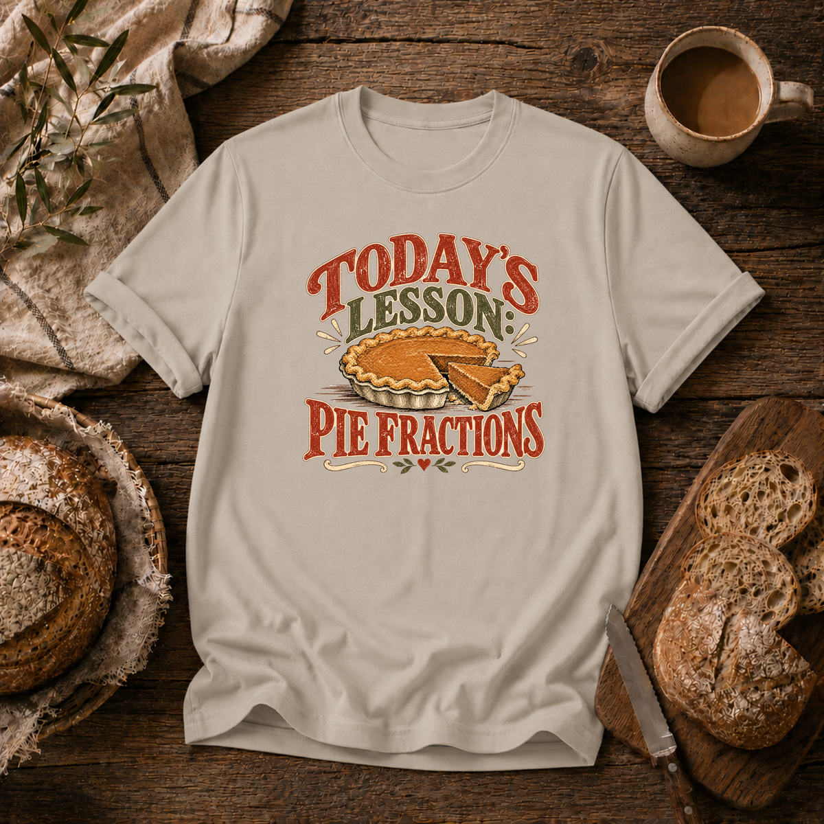 Lesson: Pie Fractions T-Shirt