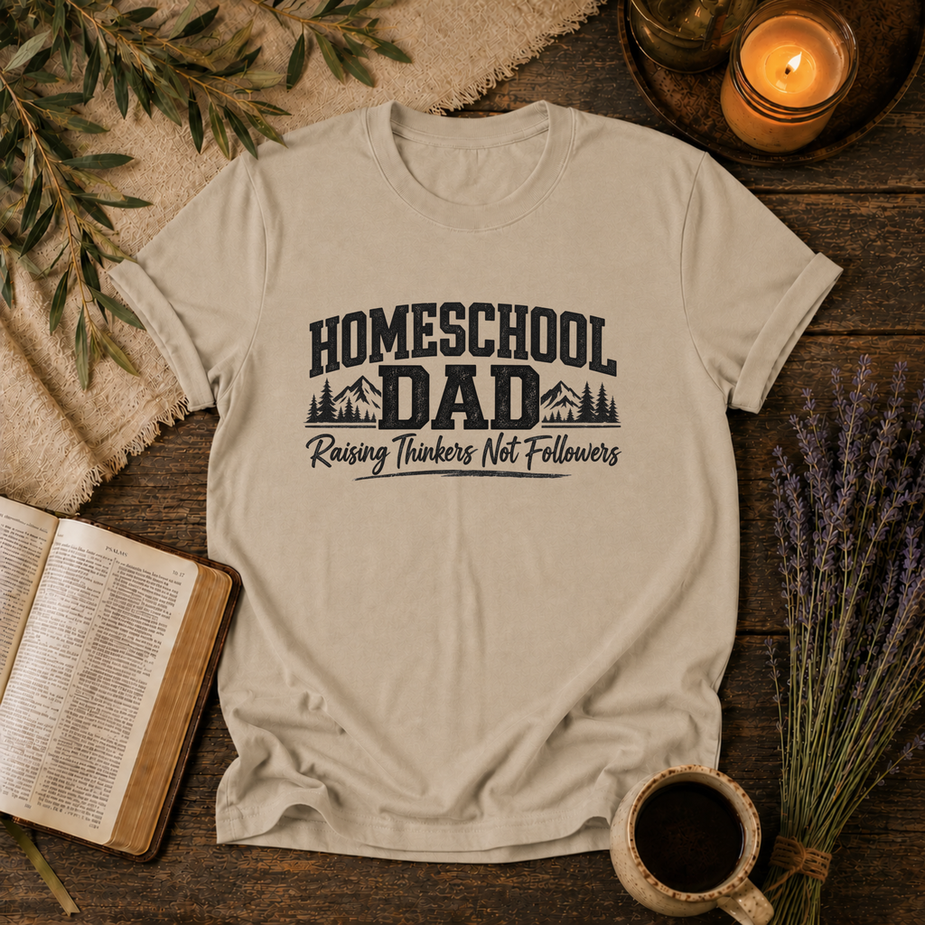Homeschool Dad Raising Thinkers T-Shirt