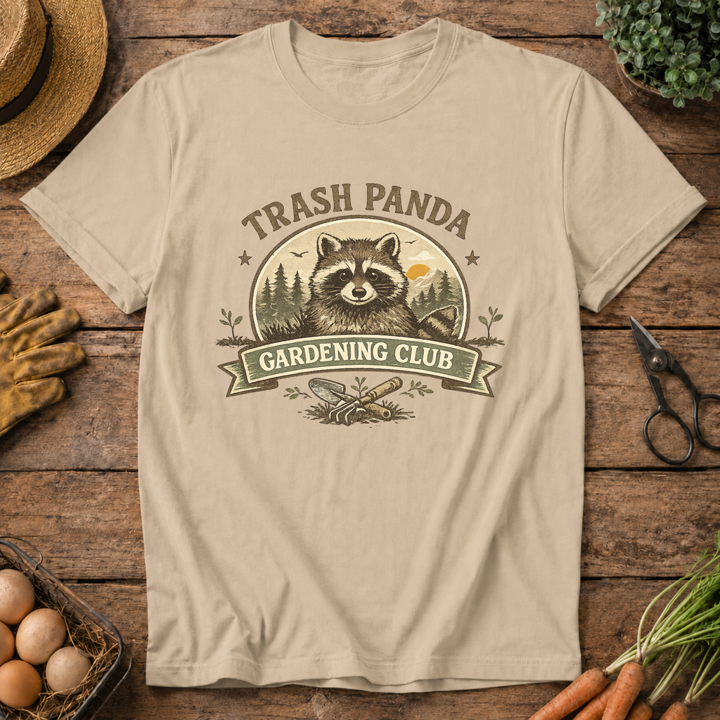Trash Panda Gardening  Club T-Shirt