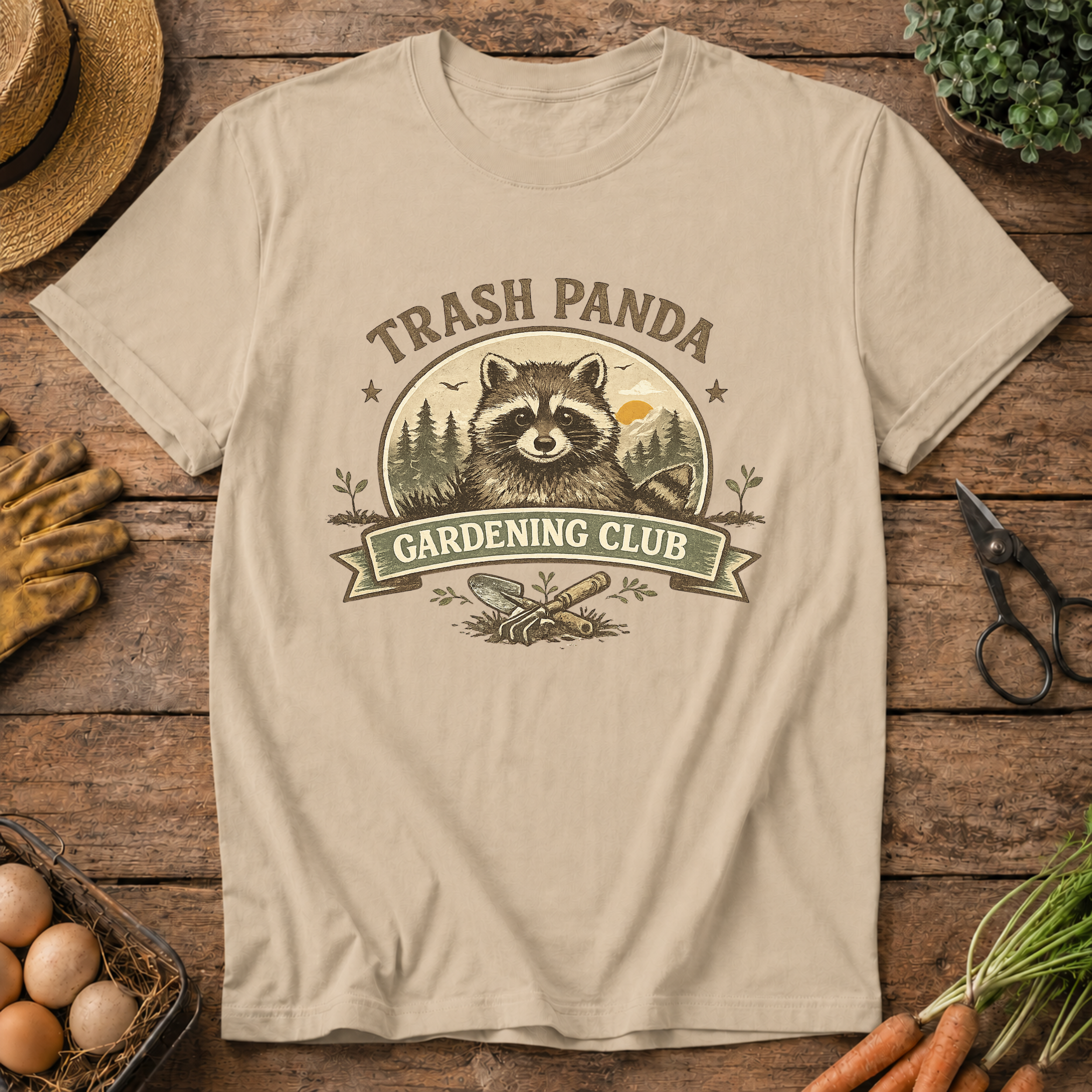 Trash Panda Gardening  Club T-Shirt