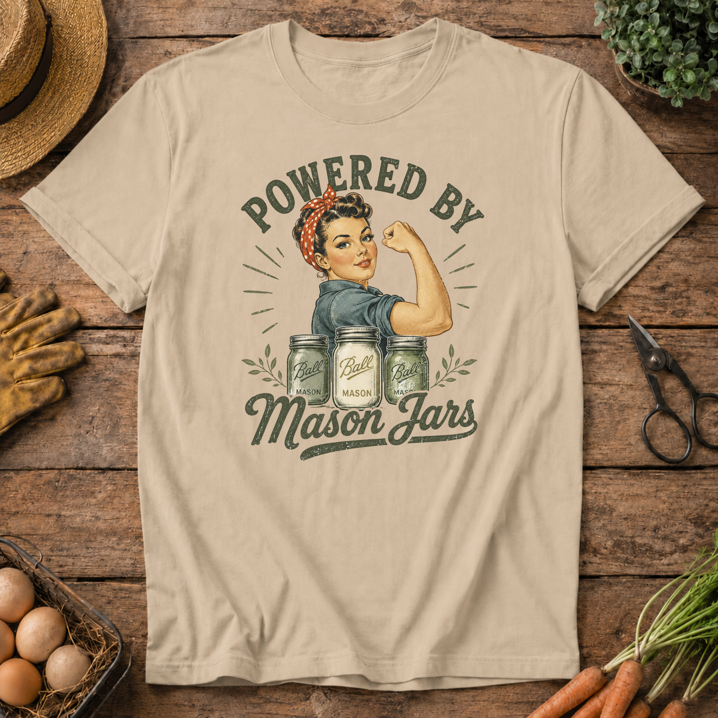Powered By Mason Jars T-Shirt
