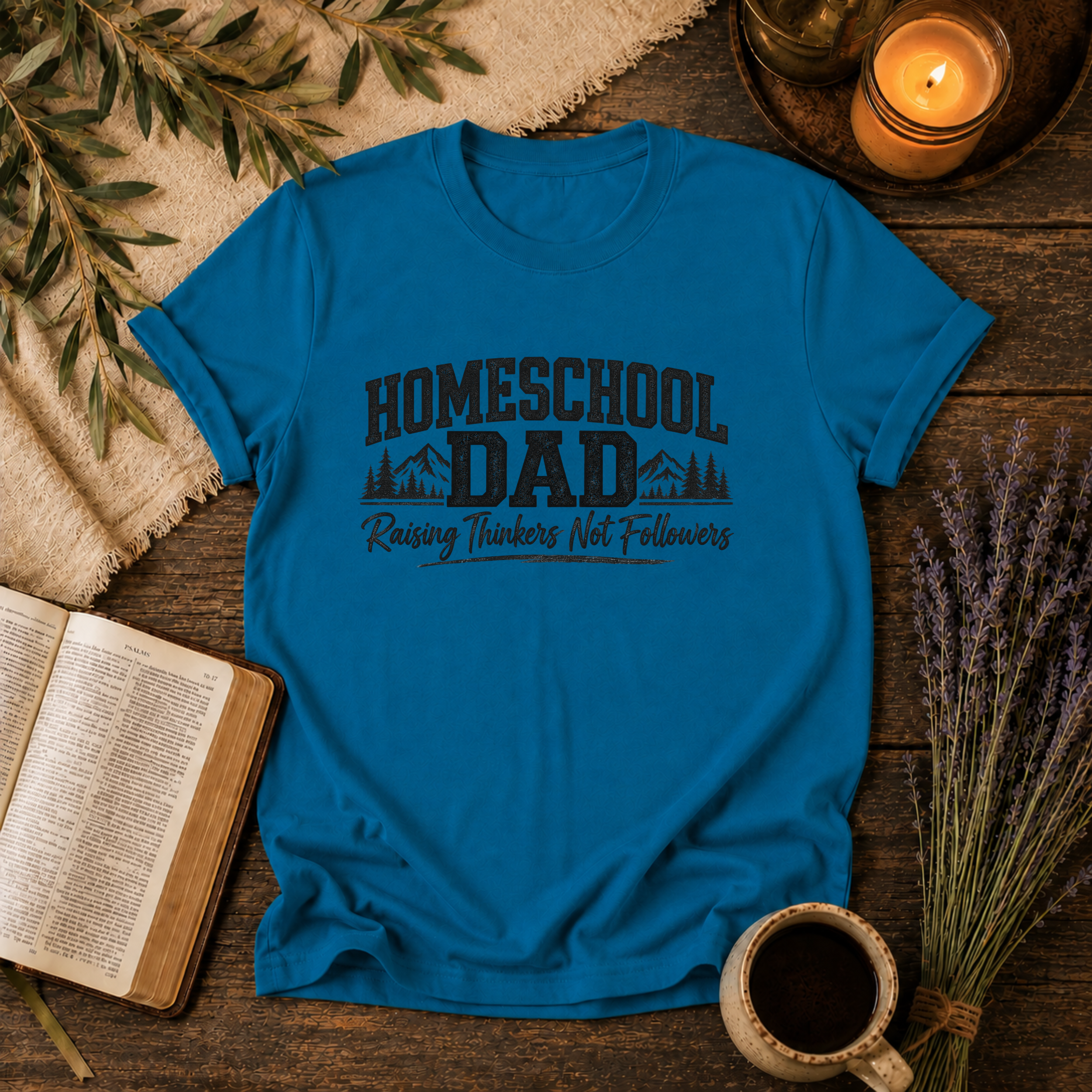 Homeschool Dad Raising Thinkers T-Shirt