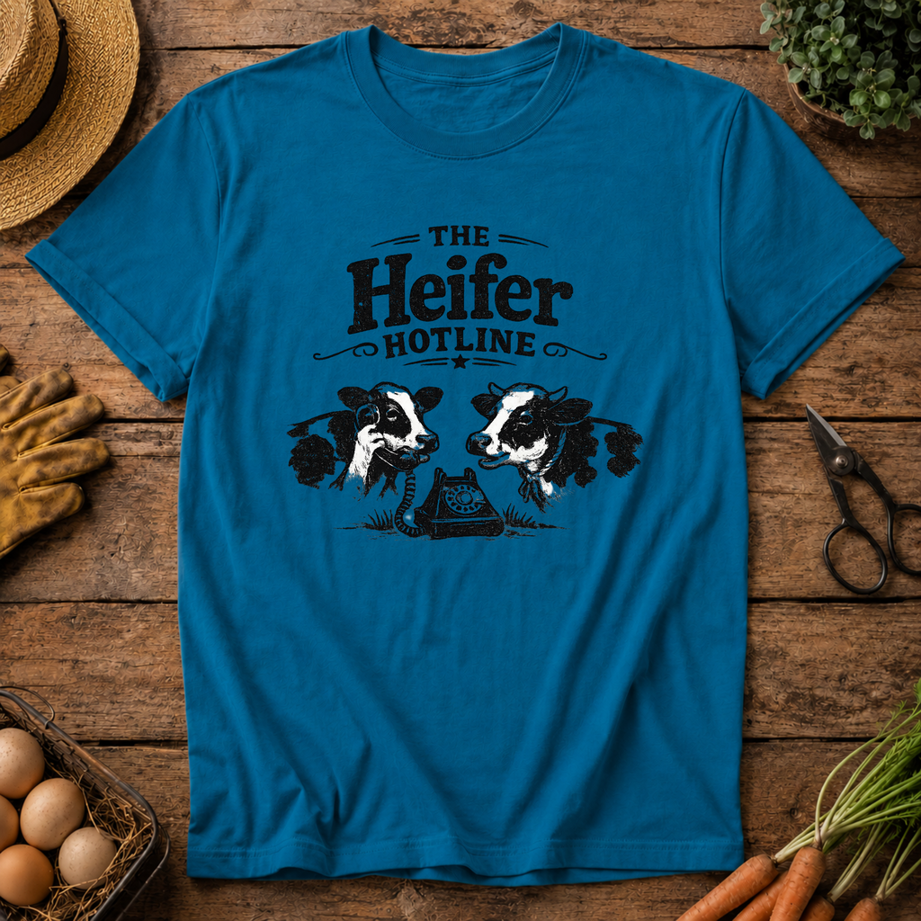 The Heifer Hotline (black design)