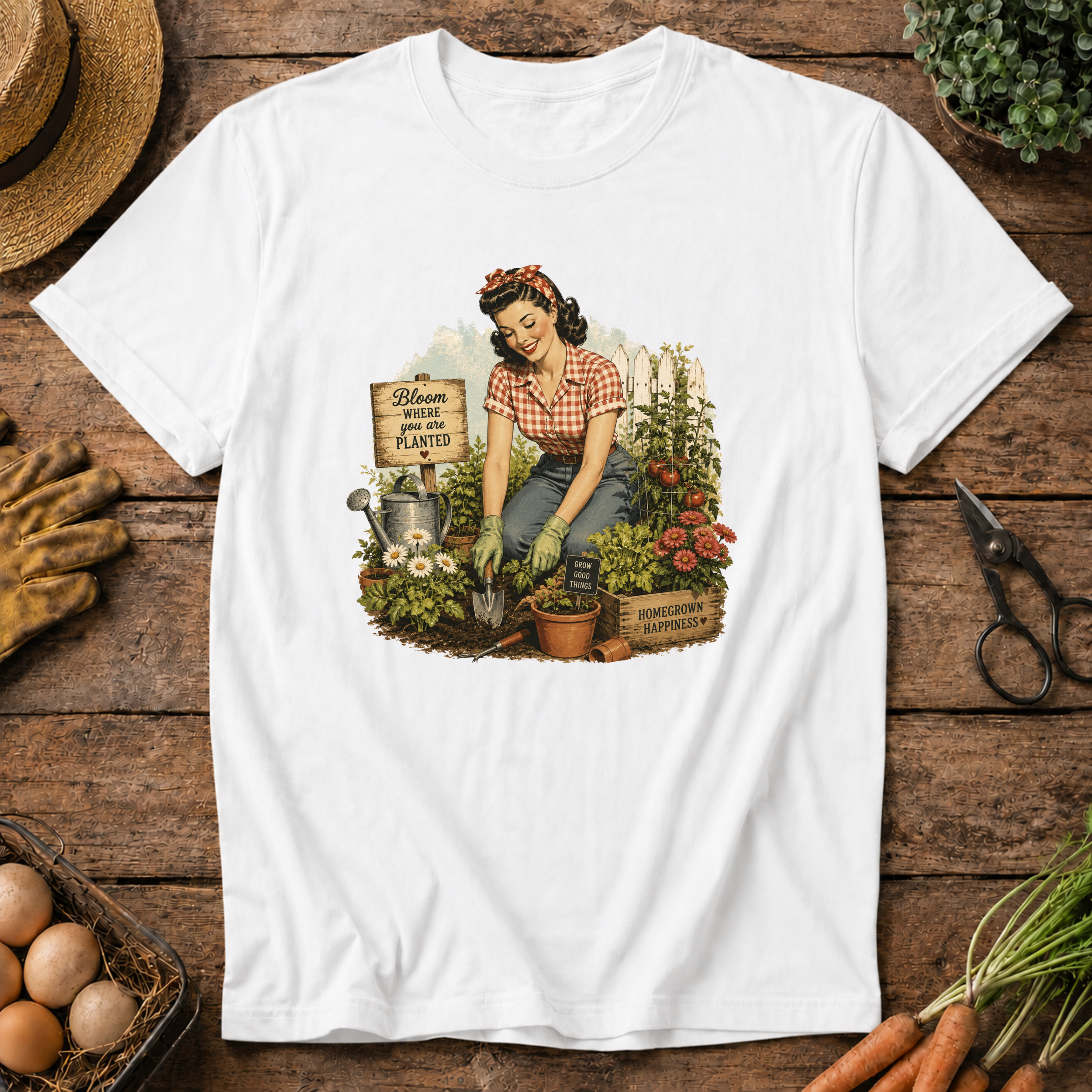 Vintage Bloom in the Garden T-Shirt