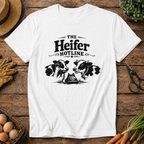 The Heifer Hotline (black design)