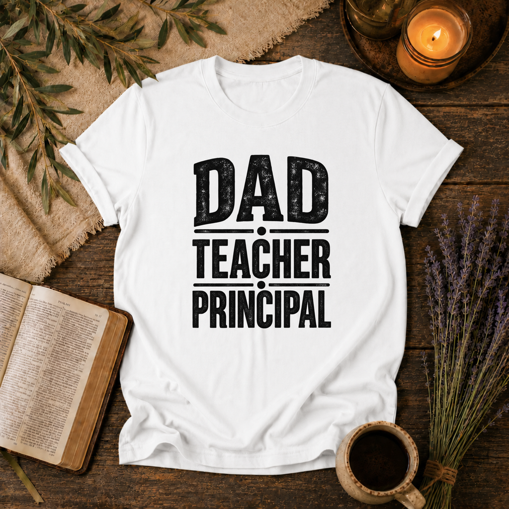 Dad Teacher Principal T-Shirt