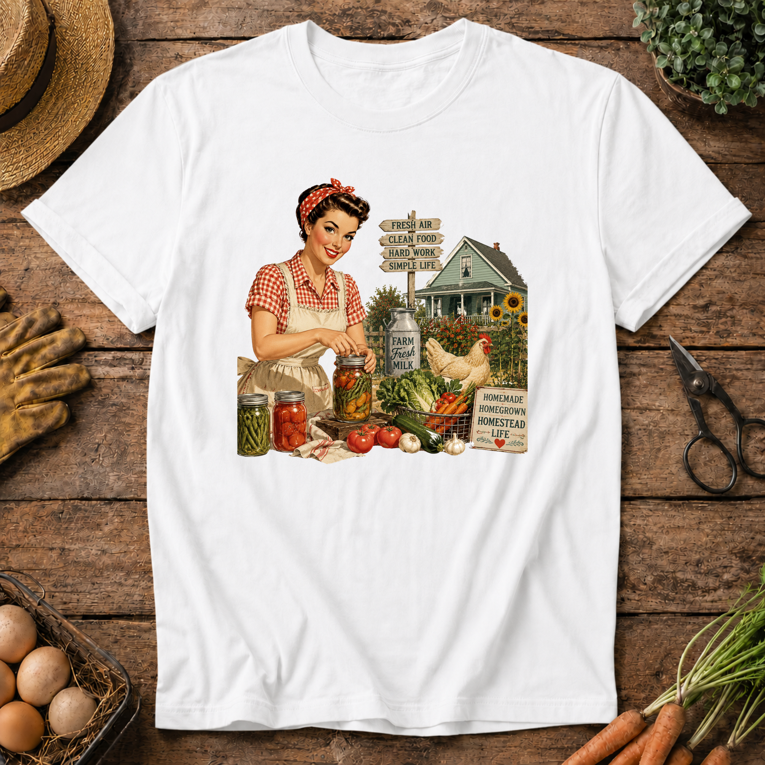 Retro Homemade, Homegrown T-Shirt