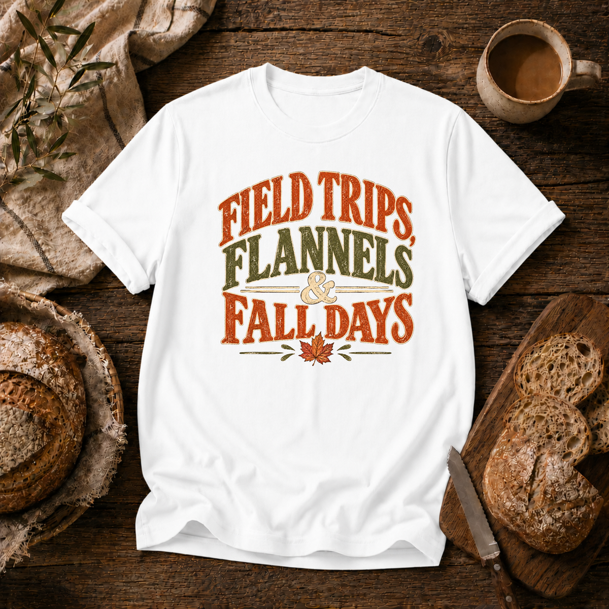 Field trips, Flannels & Fall Days T-Shirt