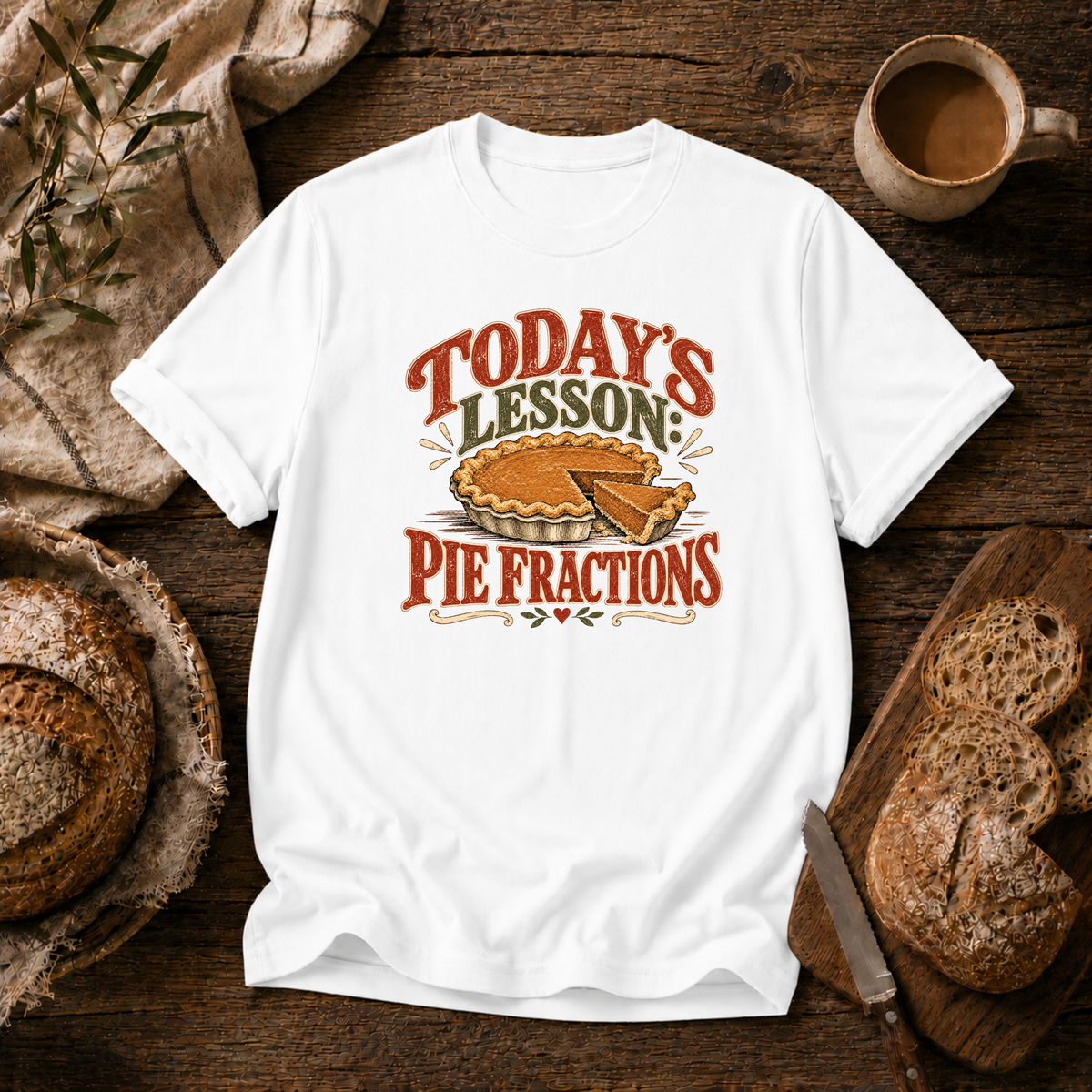 Lesson: Pie Fractions T-Shirt