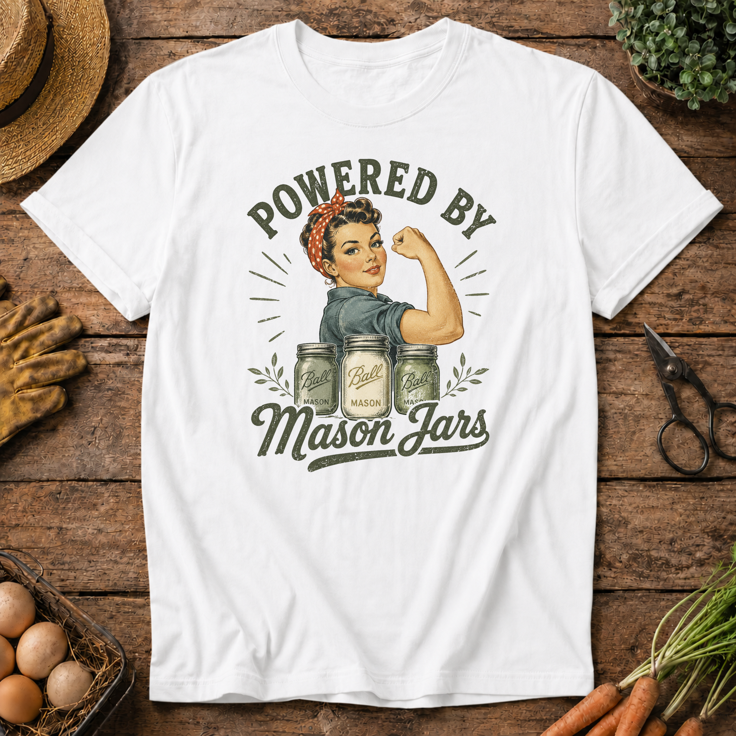 Powered By Mason Jars T-Shirt