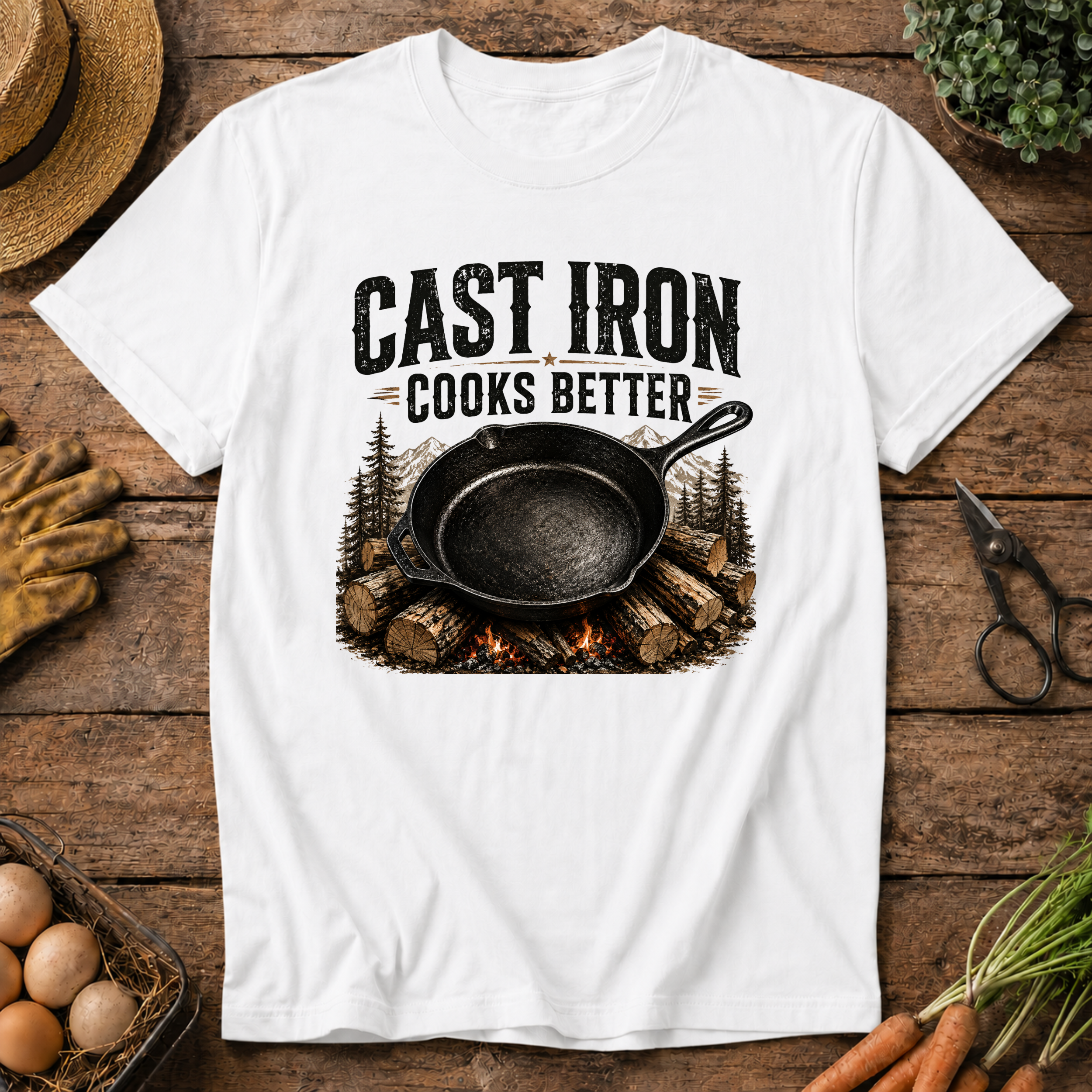 Cast Iron Cooks Better T-Shirt