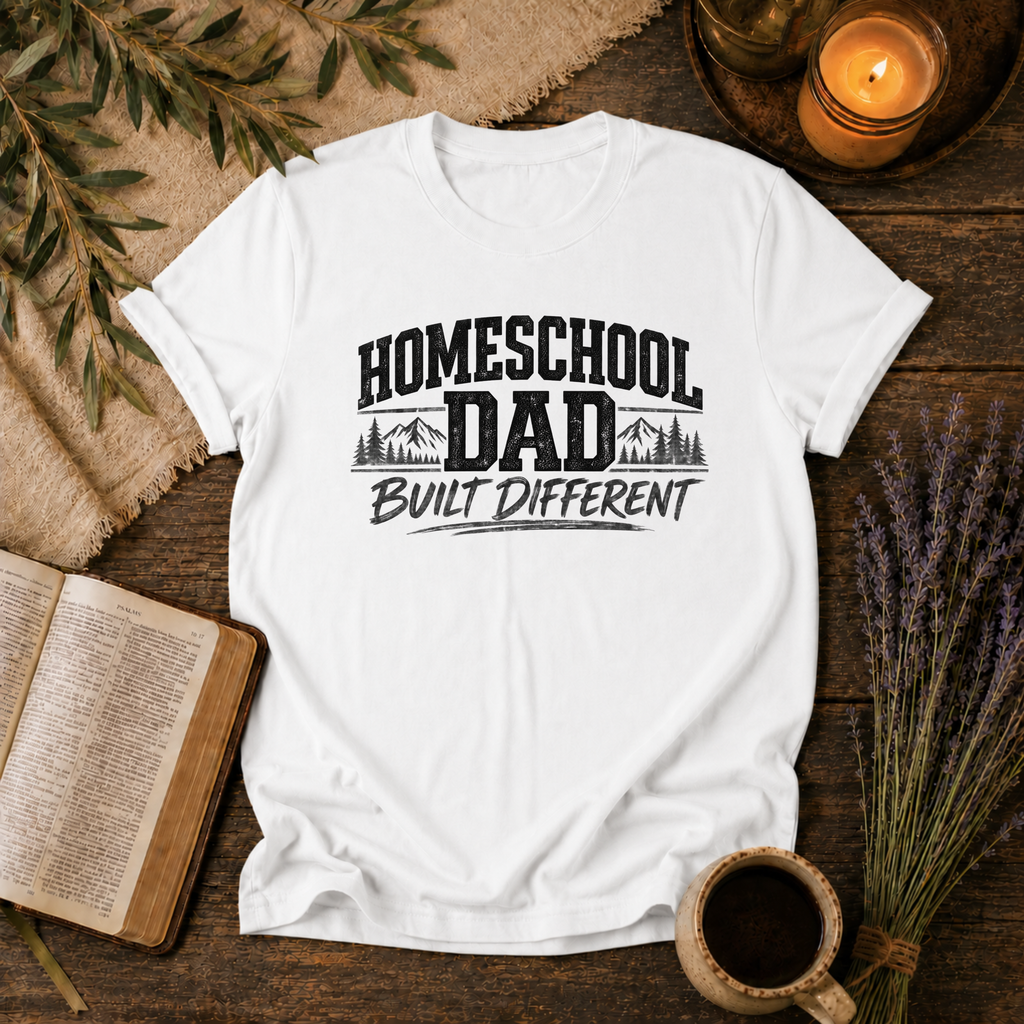 Homeschool Dad Build Different T-Shirt