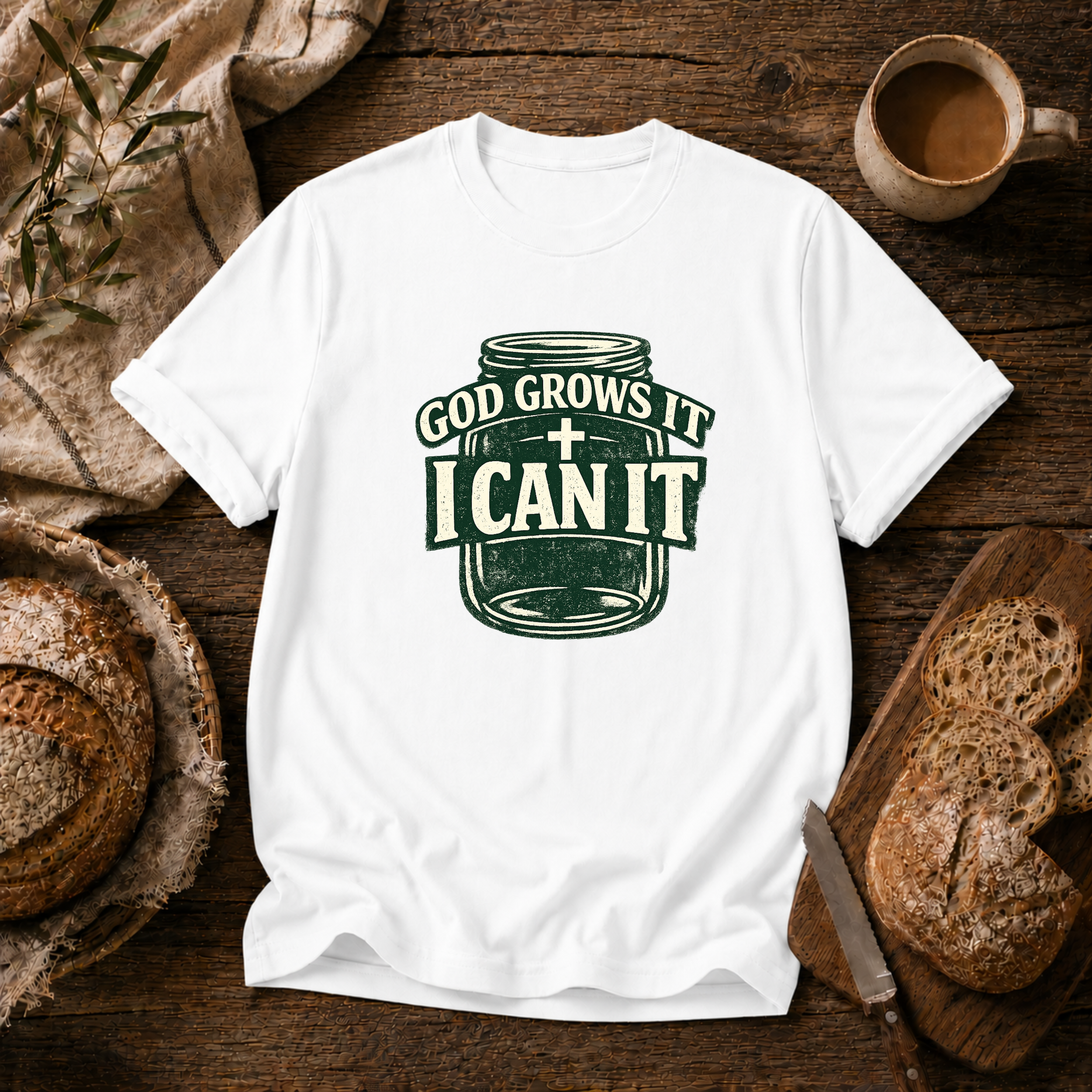 God Grows it, I Can it T-Shirt