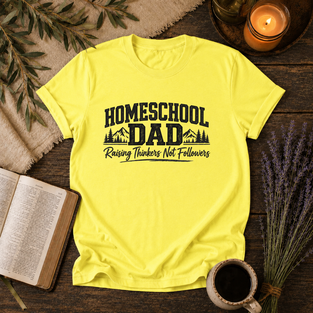 Homeschool Dad Raising Thinkers T-Shirt