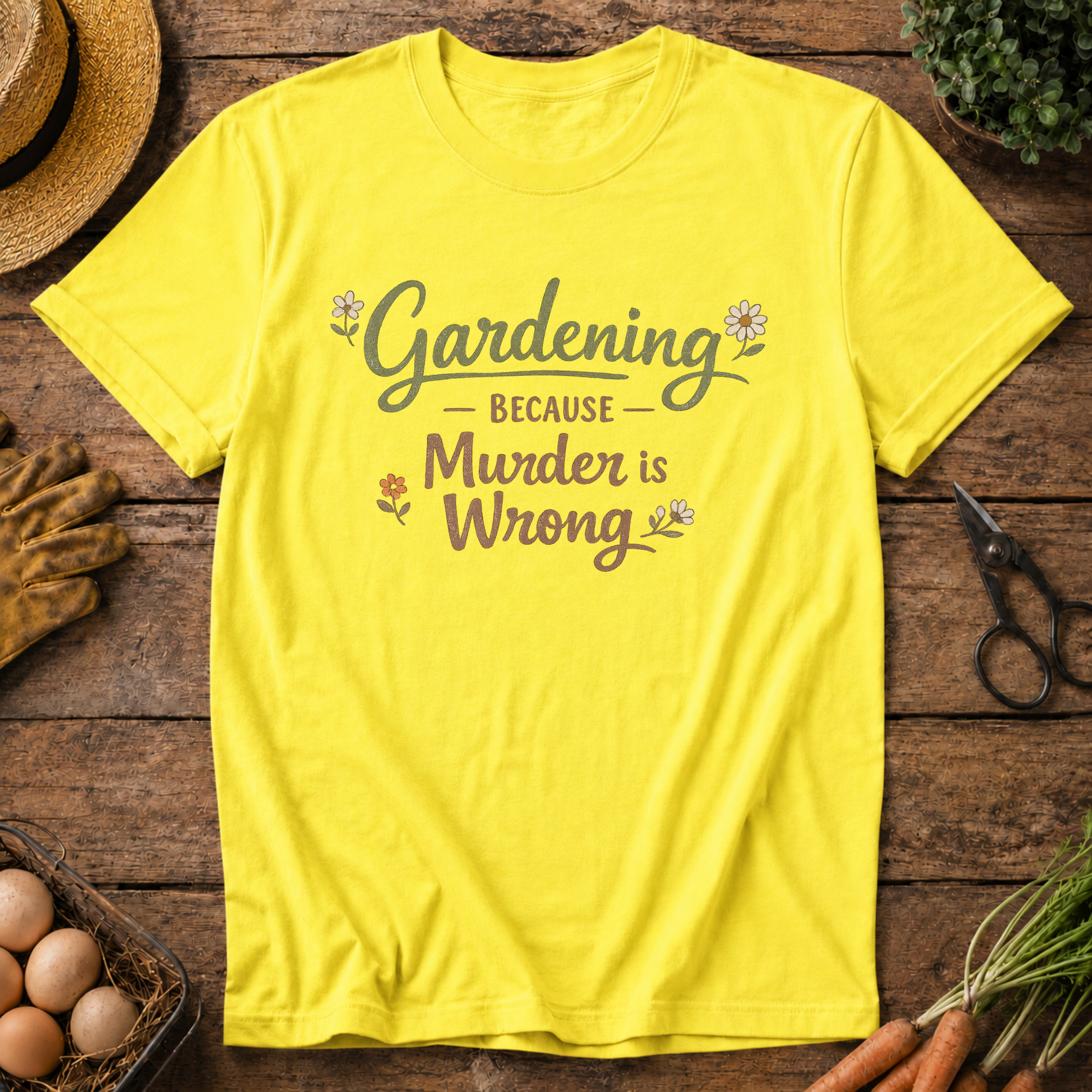 Gardening because... T-Shirt