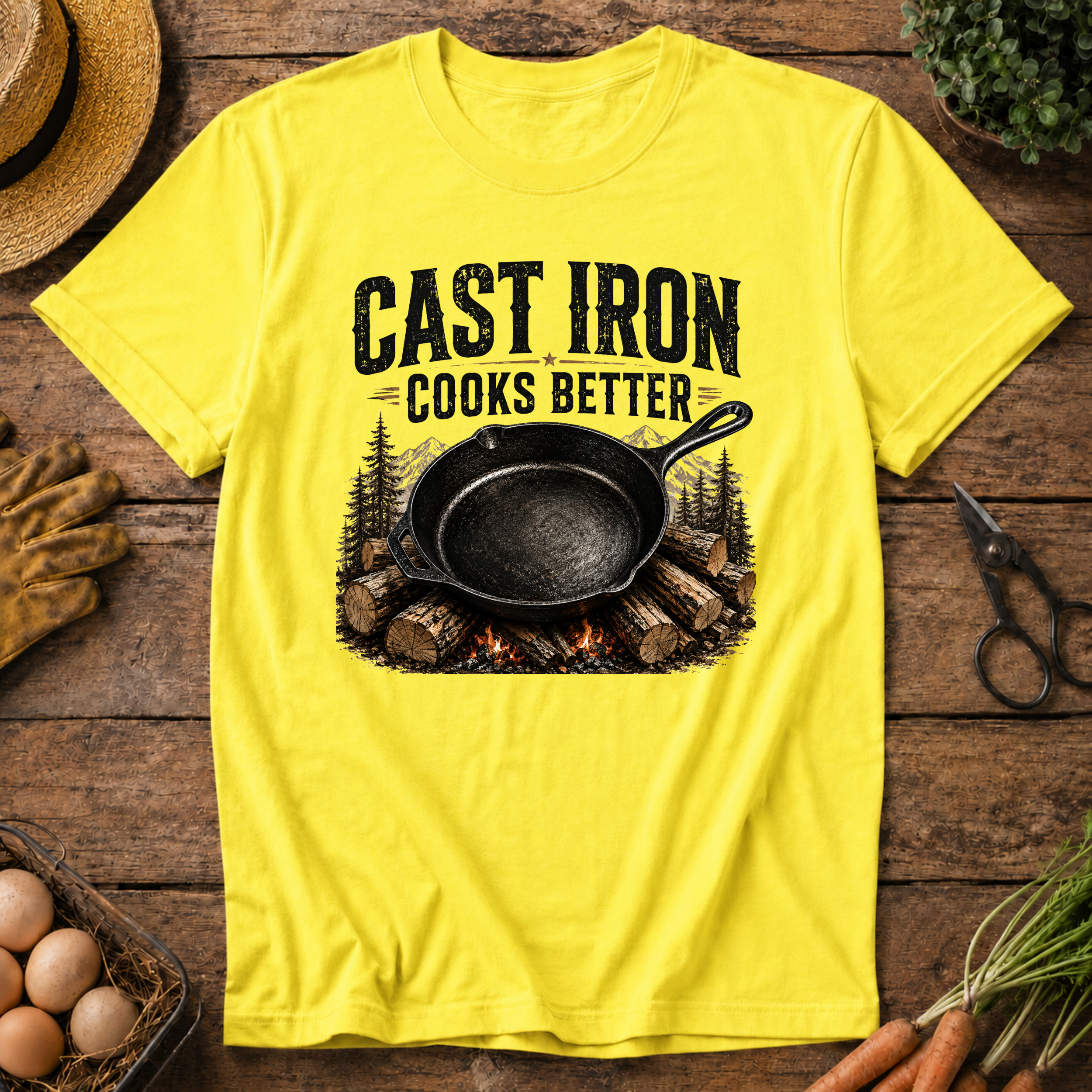 Cast Iron Cooks Better T-Shirt