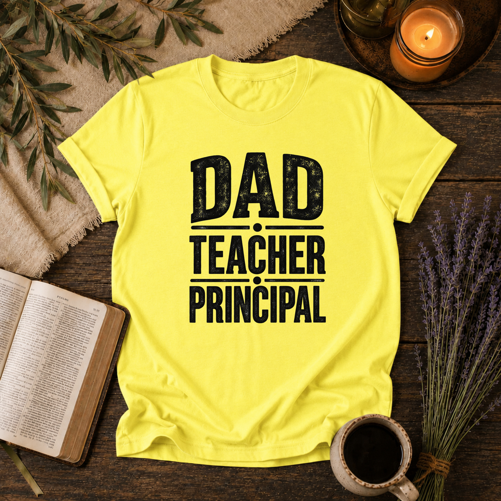 Dad Teacher Principal T-Shirt