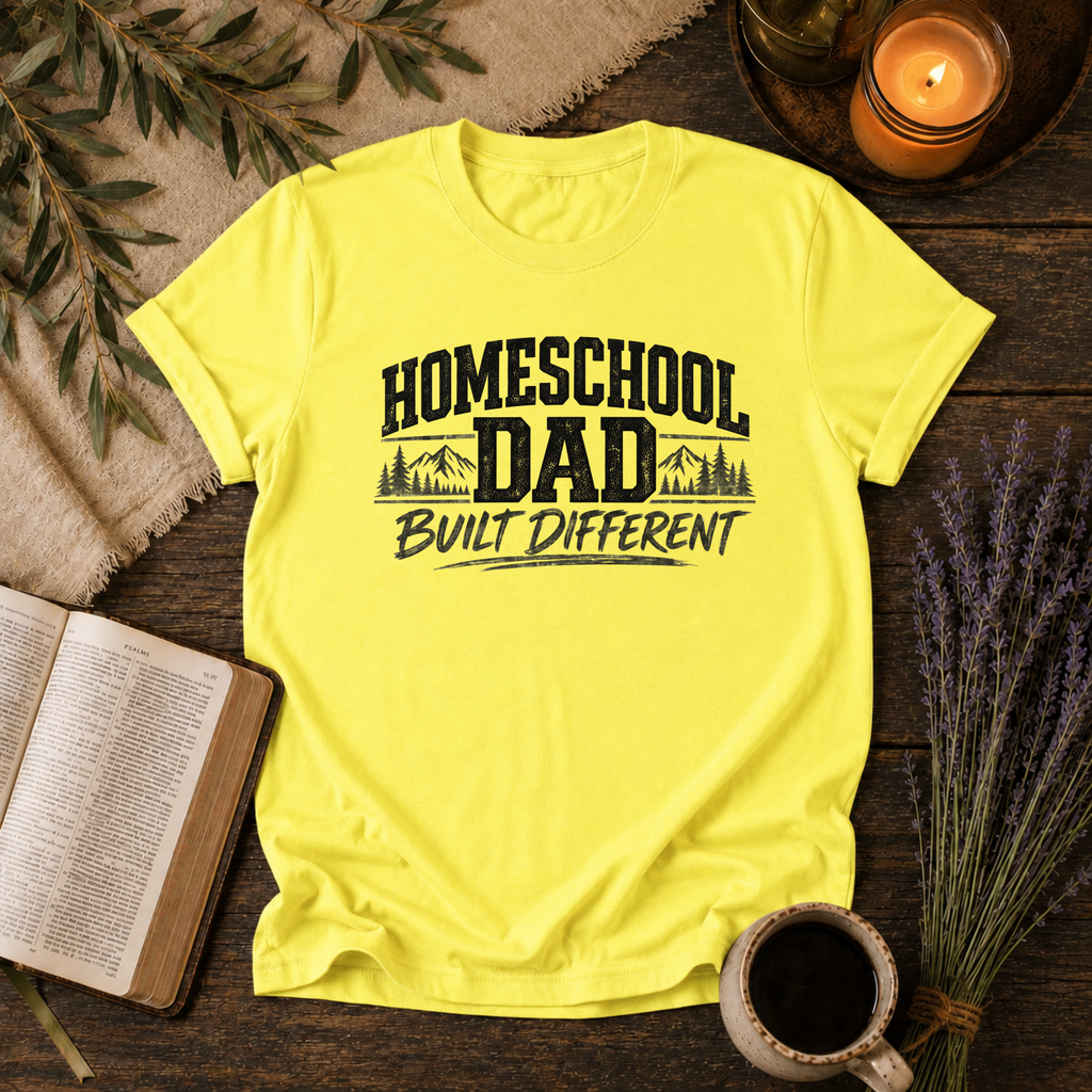 Homeschool Dad Build Different T-Shirt
