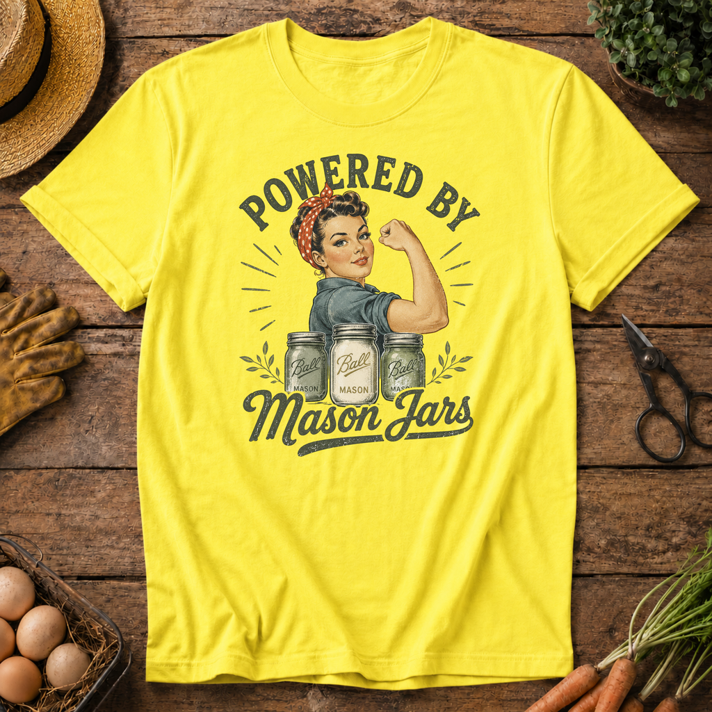 Powered By Mason Jars T-Shirt
