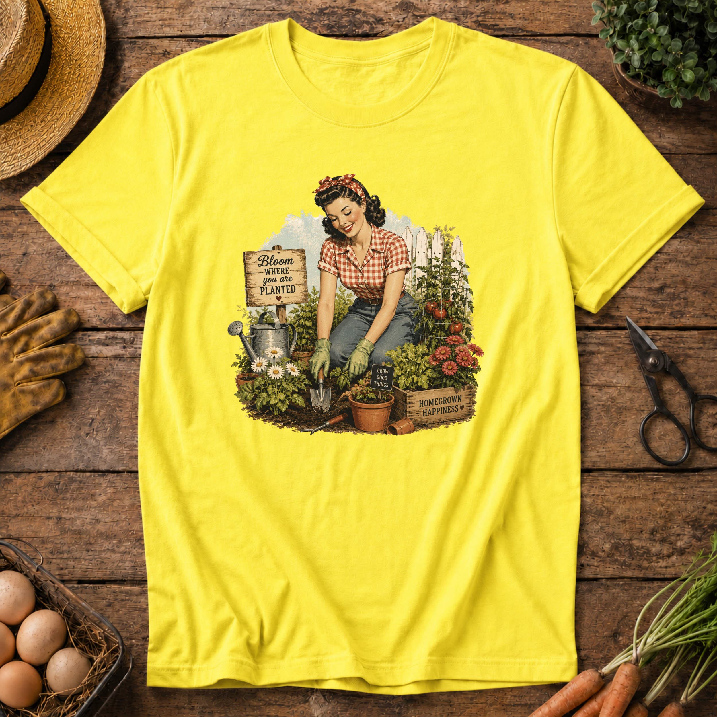 Vintage Bloom in the Garden T-Shirt